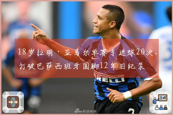 18岁拉明·亚马尔单赛季进球20次，打破巴萨西班牙国脚12年旧纪录